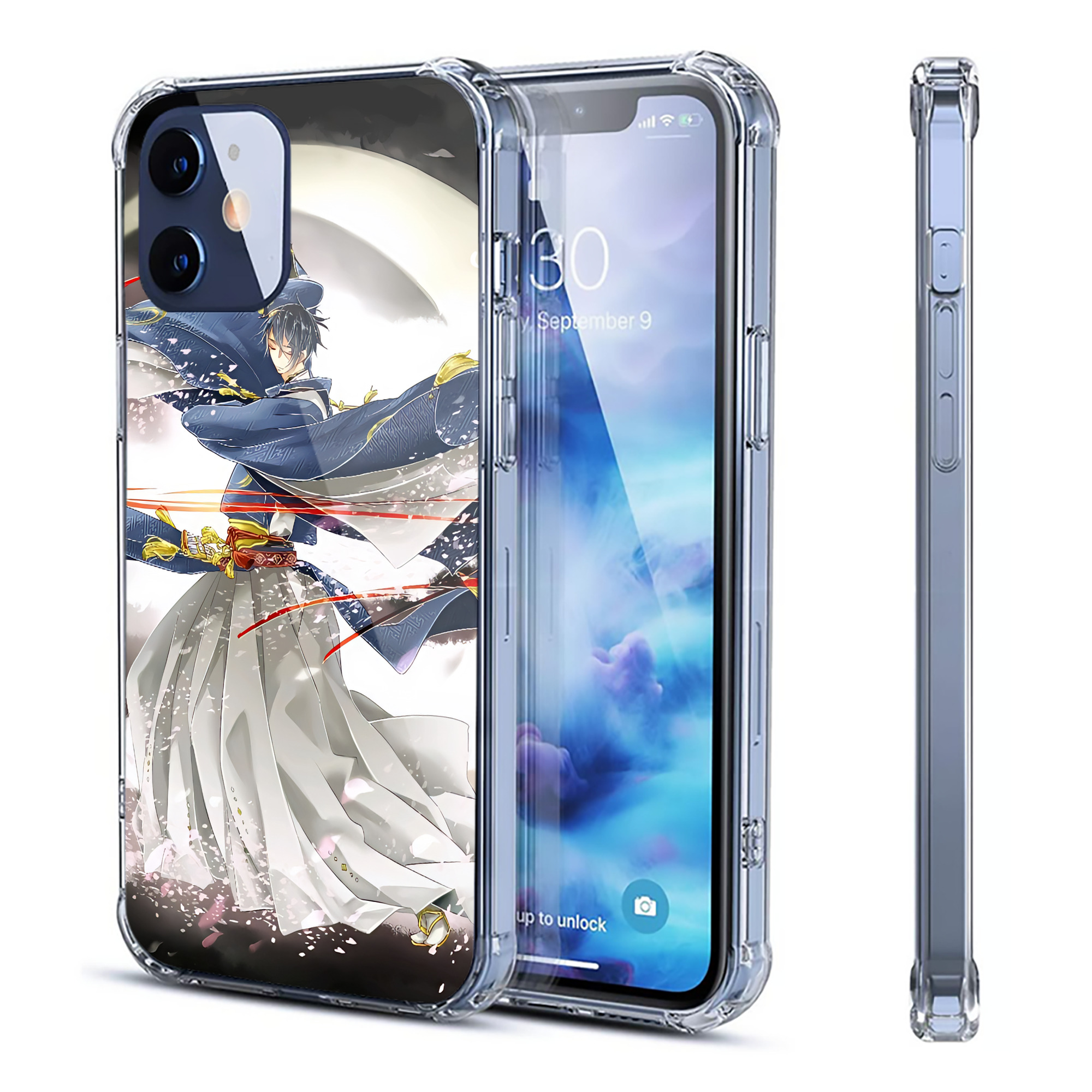 （画像用） 刀剣乱舞 Touken Ranbu 【iPhone 12シリーズ対応】透明スマホケース（クリアソフトケース）